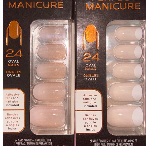 Sally Hansen Salon Effects Perfect Manicure Oval Nails Neutral - Picture 1 of 3